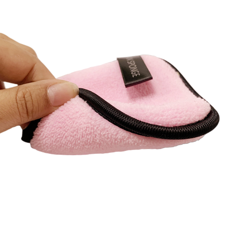 Reusable Makeup Pads Supplier - Custom Logo Reusable Microfibre Makeup Remover Pads Square Round
