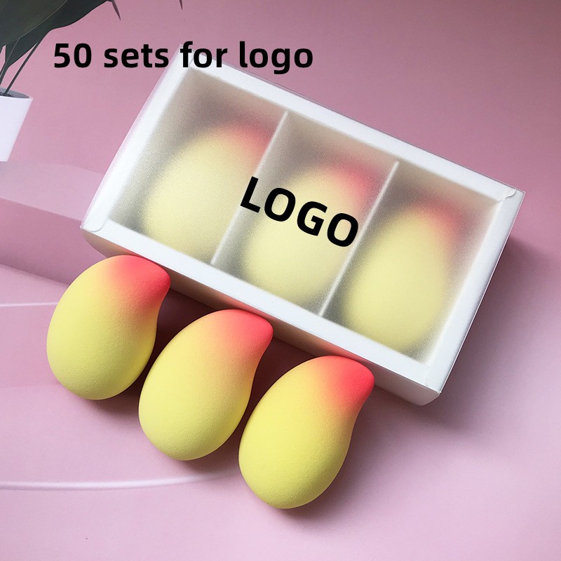 Fruit Blender Sponge Supplier - Wholesale 3 Pieces Lemon Avocado Pear Latex Free Set Packaging