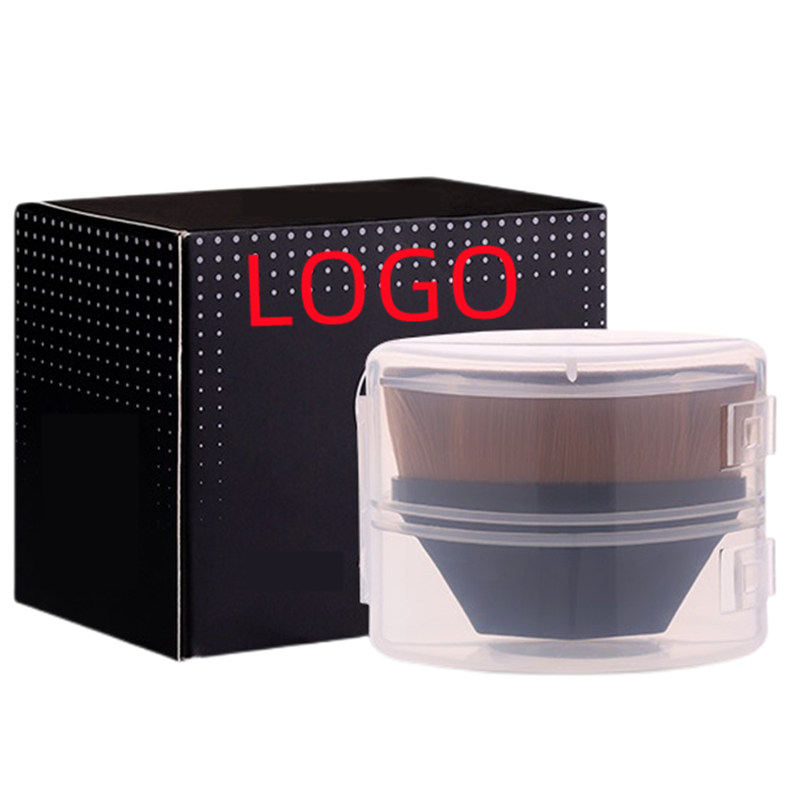 Foundation Makeup Brush Factory - Private Label Single Black Foundation Flat Top Kabuki Brush