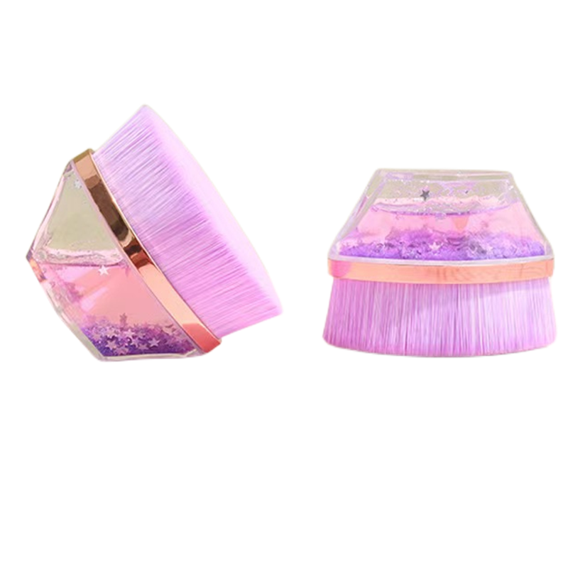 Foundation Makeup Brush Factory - Private Label Single Black Foundation Flat Top Kabuki Brush