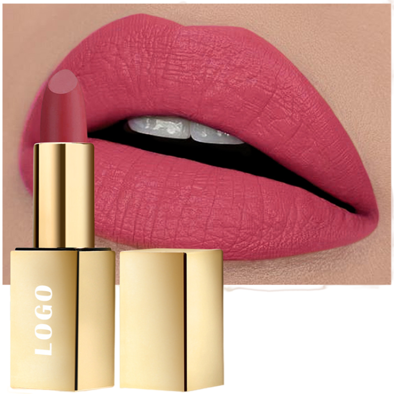 Luxury Matte Lipstick Manufacturer - Luxury Matte Nude Velvet Finish Long-lasting Waterproof Custom