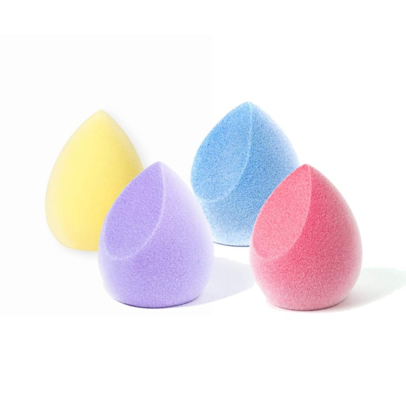 Microfiber Makeup Sponge Manufacturer - Custom Laser Logo Latex Free Super Soft Velour Microfiber