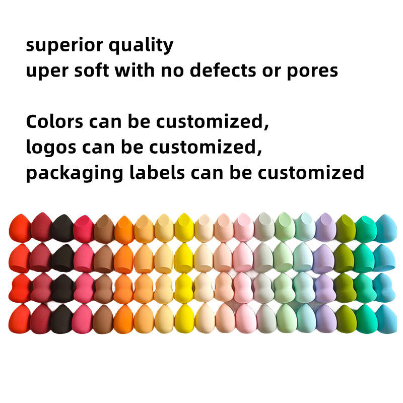 Gray Makeup Sponge Factory - Super Soft Custom Logo Latex Free Material Private Label