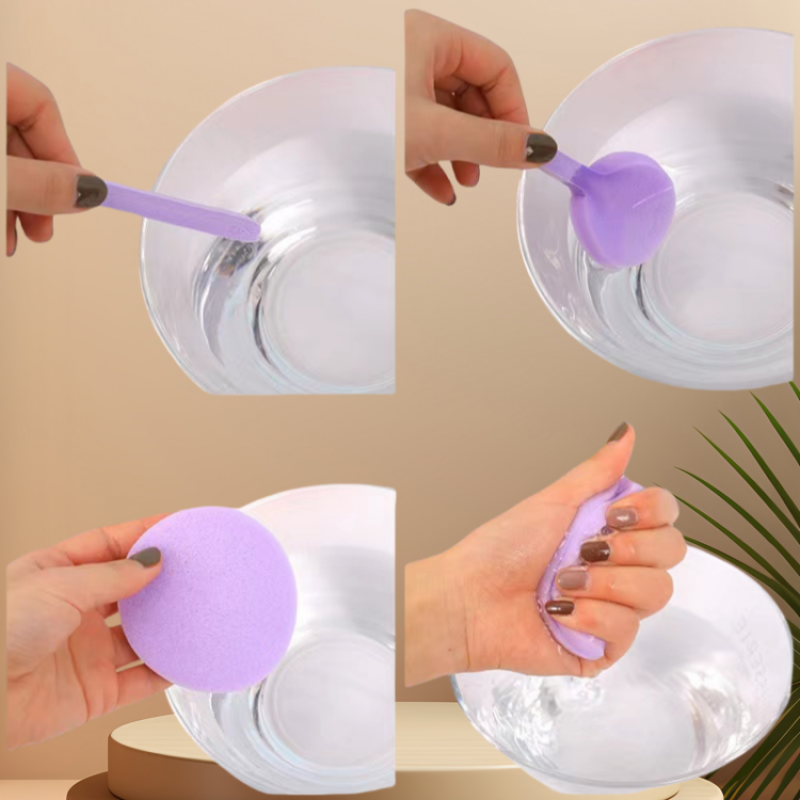 Compressed Face Sponge Manufacturer - Compressed Wash Puff Sponge Makeup Removal Cleansing Puff