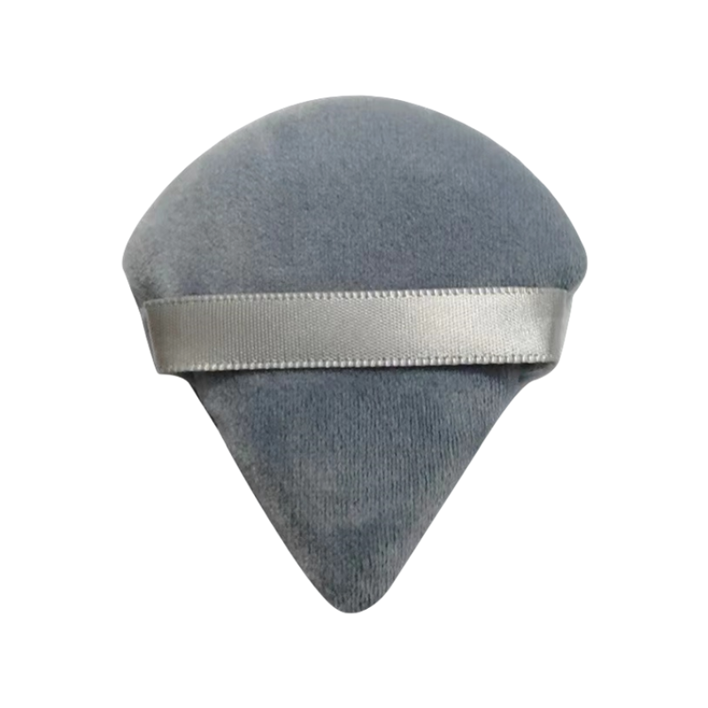 Gray Powder Puff Supplier - Wholesale Super Soft Gray Powder Puff Soft Velvet Cosmetic Puff