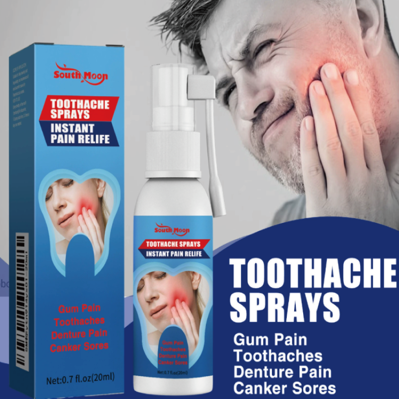 Oral Care Spray Factory - Toothache Spray Gum Oral Care Pain Soothe Canker Sores Swollen Gums Repair