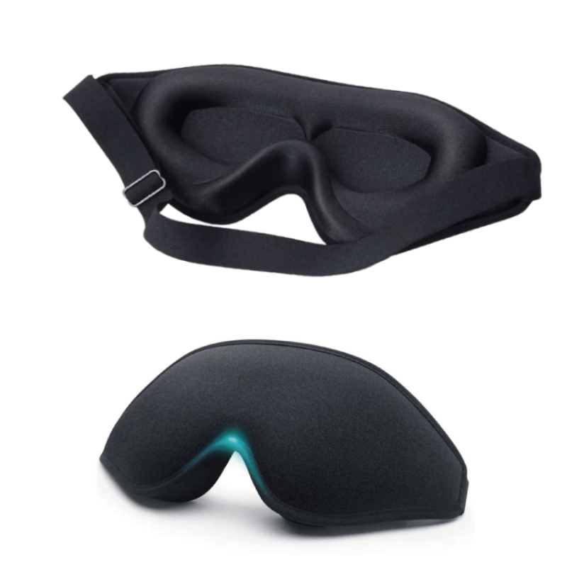 Eye Mask Manufacturer - Wholesale 100% Blackout Custom Logo 3D Contoured Cup No Pressure Seamless
