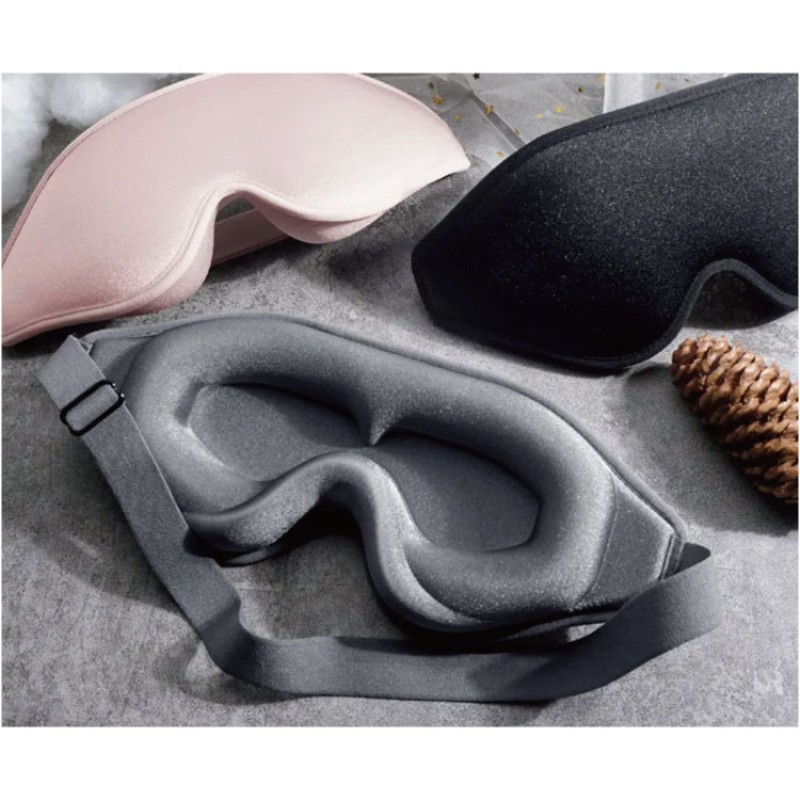 Memory Foam Eye Mask Factory - 100% Blackout Memory Foam No Pressure 3D Sleeping Seamless Stereo