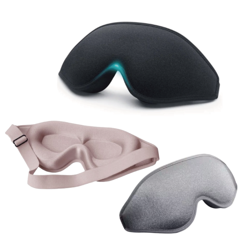 Eye Mask Manufacturer - Wholesale 100% Blackout Custom Logo 3D Contoured Cup No Pressure Seamless