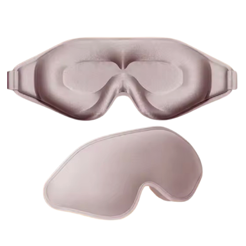 Blackout Sleeping Mask Supplier - Custom Logo 3D Blackout Eye Mask with No Pressure Eyelash Extensions
