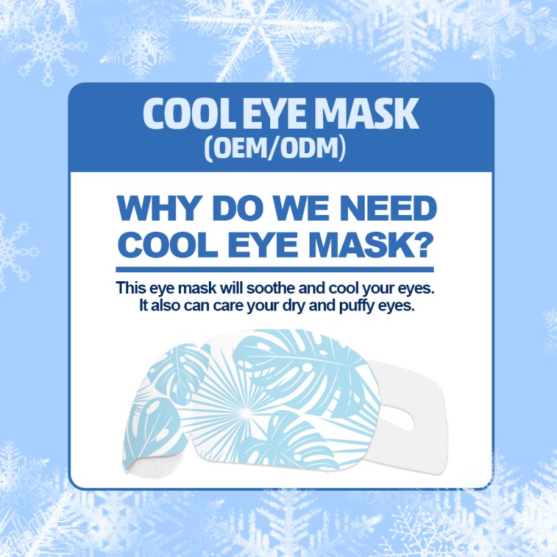 Puffy Eyes Relief Factory - Private Label Cooling Eye Mask Reusable Gel Pack Puffy Eyes Relief