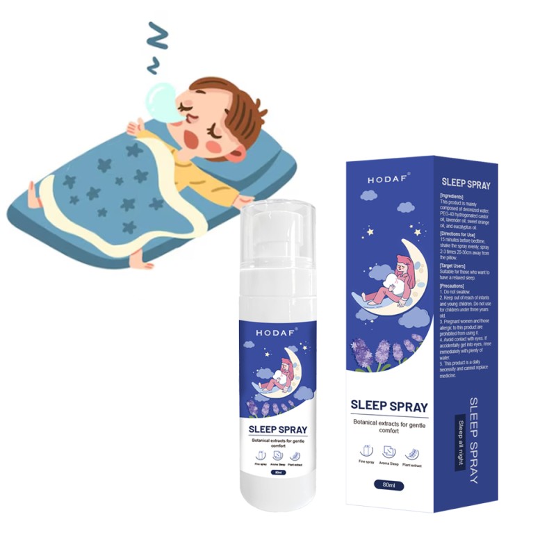 Sleep Pillow Manufacturer - Low MOQ Healthcare Supply Deep Sleep Smoothing Relaxing Rest Pillow with Sleep Spray