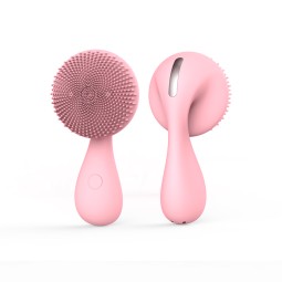 Silicone Brush Factory - Gentle Exfoliation Electric Face Scrubber Magnetic Wireless Rechargeable Silicone Facial Cleansing