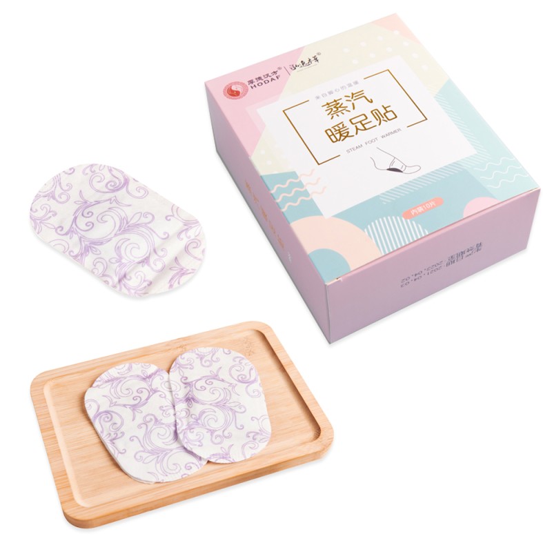 Steam Foot Patch Manufacturer - New Design Hot Selling Natural Herbs Keep Warm Steam Foot Patch