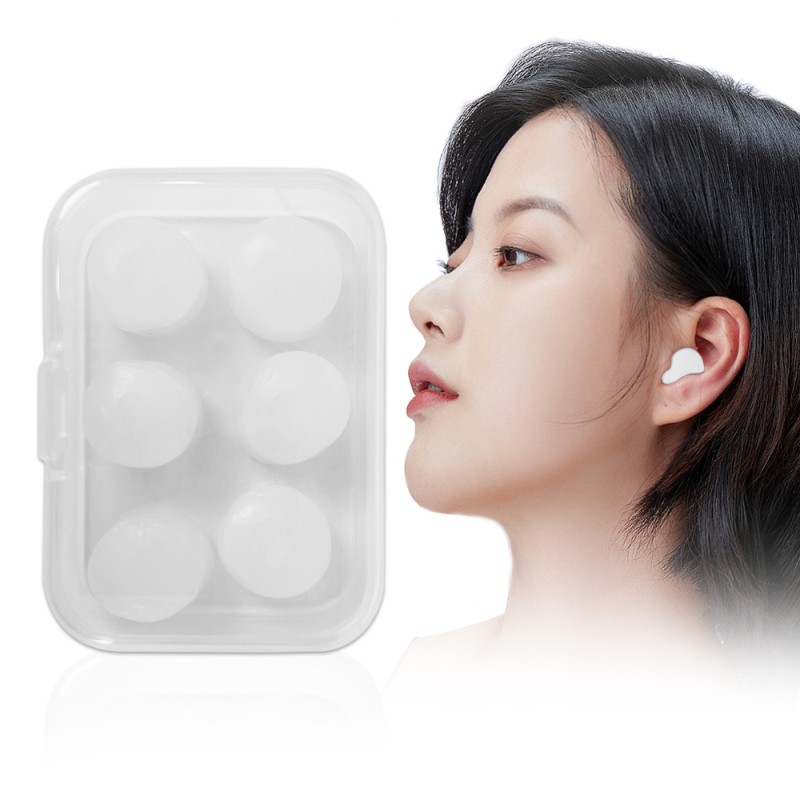 Ear Plugs Supplier - Custom Logo Noise Reducing Adjustable Safety Silicone Ear Plugs for Sleeping