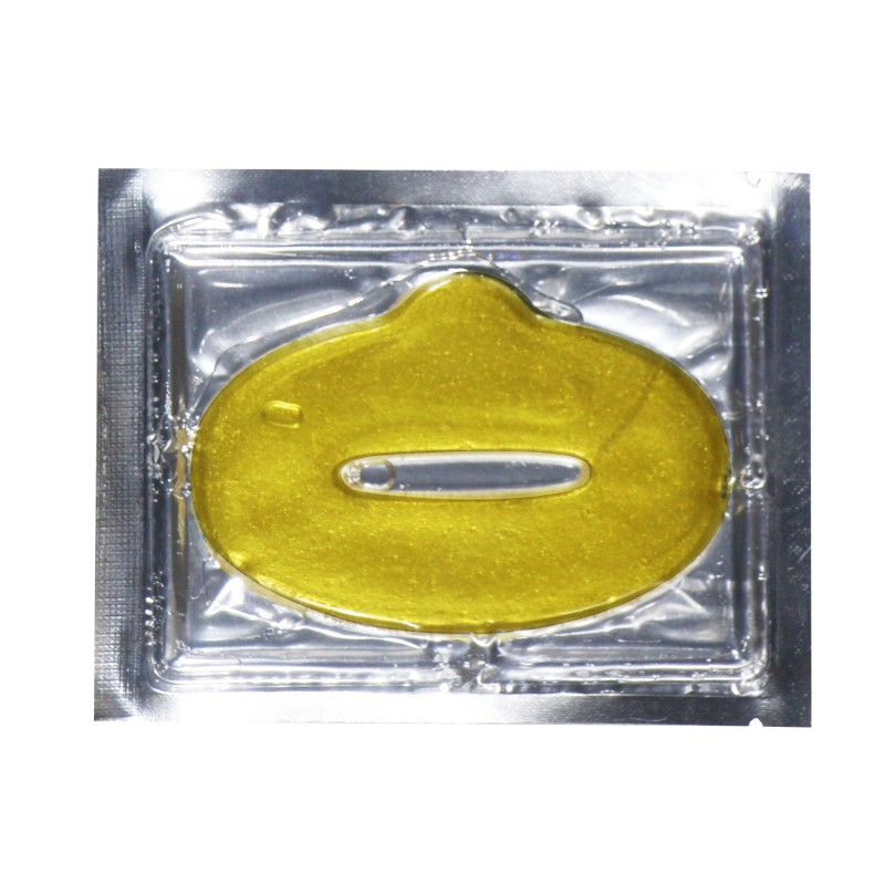 Gold Lip Mask Supplier - Hot Selling 24k Gold Collagen Lip Mask Custom Logo Vegan Vitamin C Crystal Lip Mask