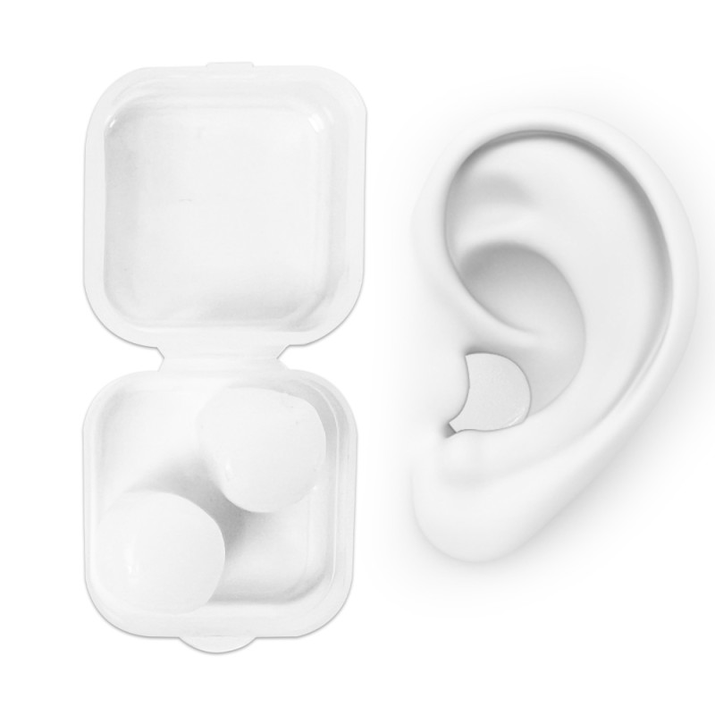 Ear Plugs Supplier - Custom Logo Noise Reducing Adjustable Safety Silicone Ear Plugs for Sleeping