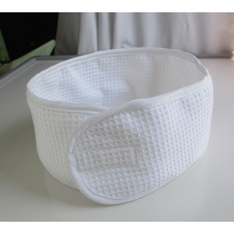 Luxury Spa Headband Supplier - High Quality Elastic White Skin Care Head Bands Wrap