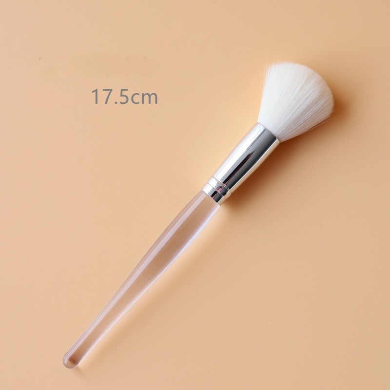 Mini Mask Applicator Supplier - Customized Logo Natural Bristle Facial Mask Fan Brush Set