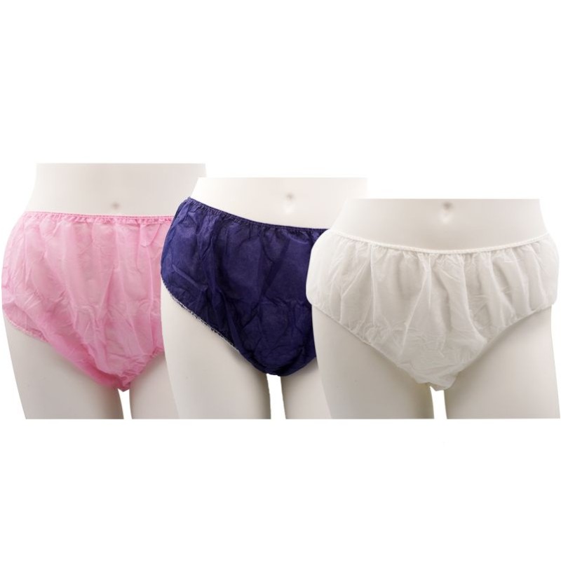 Printing Panties Supplier - Disposable Nonwoven Sexy Short Panties Rose Printing for Woman