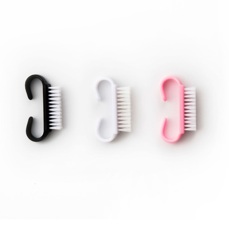 Cuticle Trimmer Supplier - Rubber Plastic Handle Cuticle Knife Double End Skin Fork Pusher