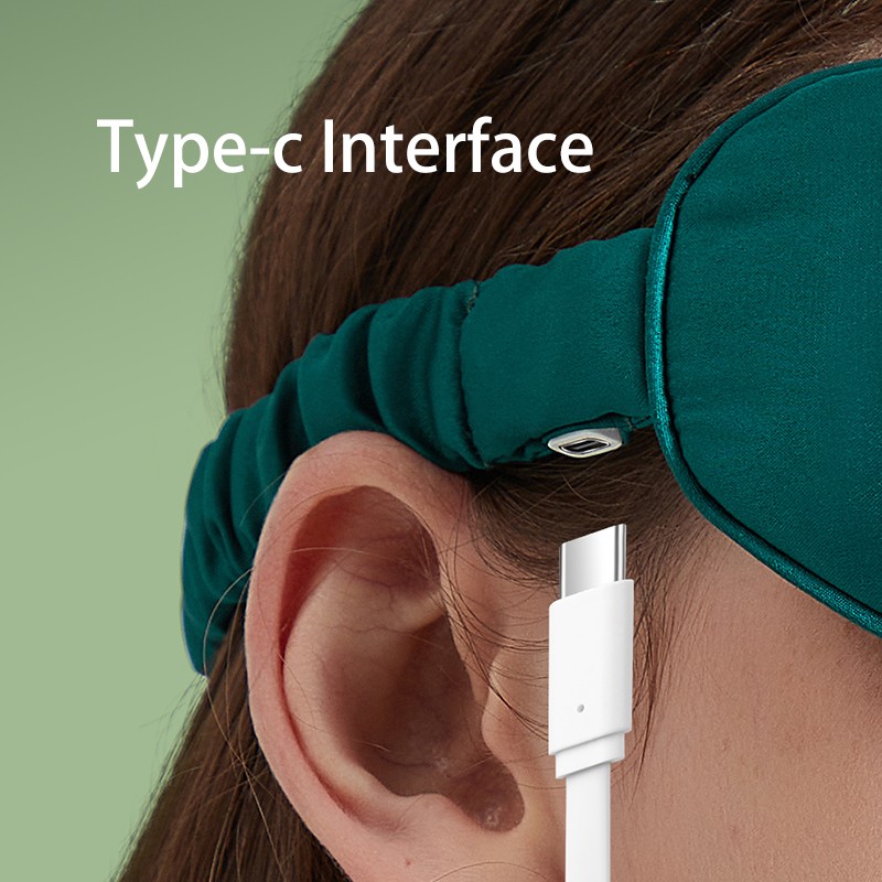 Heated Silk Mask Manufacturer - New Heated Silk Eye Mask with Elastic Strap Soft Breathable Light Blocking