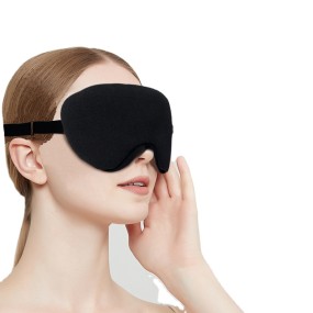 3D Sleep Mask Supplier - Handmade Cotton 3D Sleep Mask Black Out Shading Light Sleeping Cover