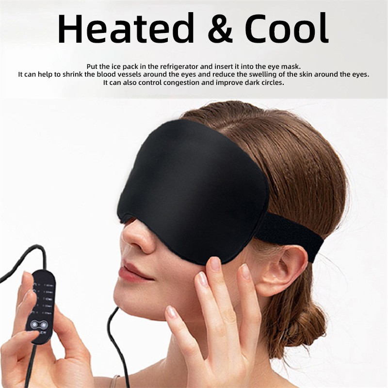 Steam Eye Mask Factory - Silk Satin for Comfort Steam Eye Mask Heating Blindfold Sleep Mask for Home