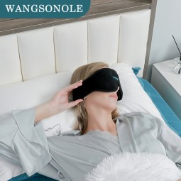 Smart Wireless Mask Manufacturer - Hot Sale 3D Contoured Smart Wireless Earphones Sleeping Eye Mask with Music