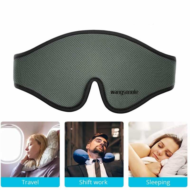 Long Eye Mask Factory - Long Cotton Sleep Mask with Shades for America Europe Sleep Relaxation
