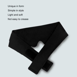 Travel Blindfold Factory - Custom Travel Black Blindfold Sleeping Mask New Style Soft Sleep Patch