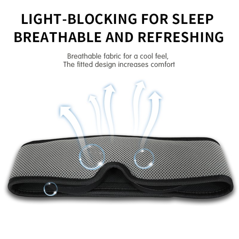 Amazon Eye Mask Manufacturer - Amazon Hot Sales Wholesale 3D Adjustable Cup Eye Mask Custom Knit Label