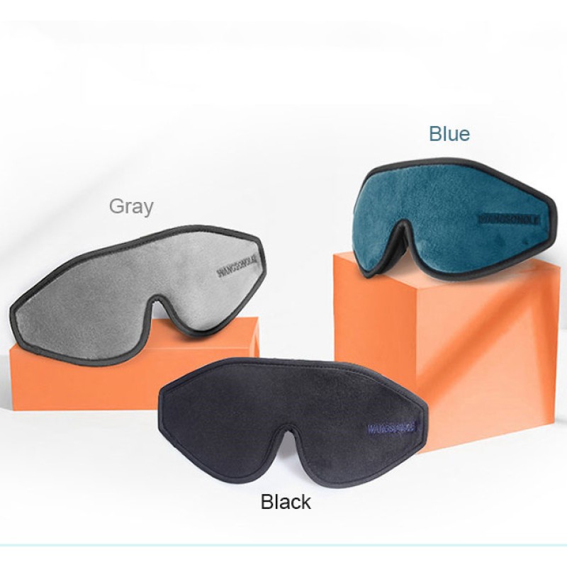 Travel Sleep Mask Manufacturer - Shading Eyes Travel Sleep Eye Mask Elastic Customize Logo Label Patch