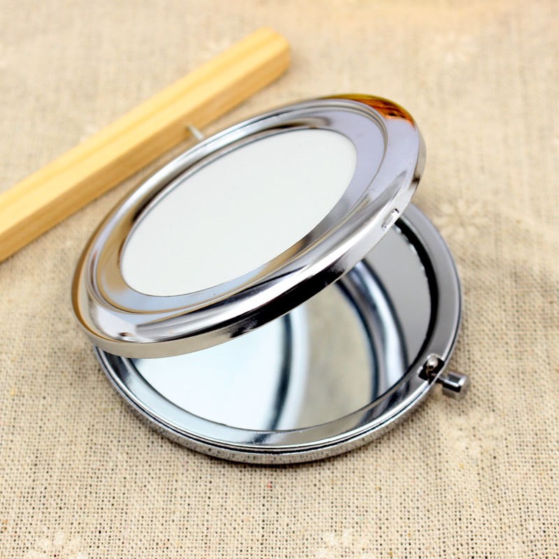 Pocket Mirror Factory - Make Your Brand Foldable Stainless Steel Pocket Mirror Private Label Round Eyelash Pocket Mirror