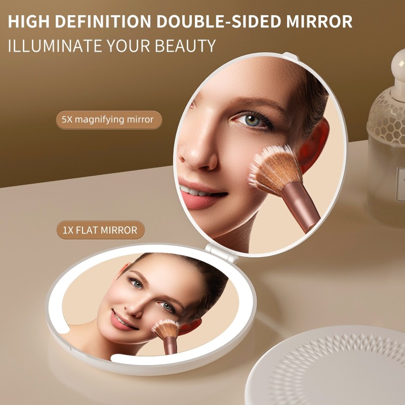 Handheld Mirror Manufacturer - Make Your Own High Quality Private Label Wholesale Square Pocket Mirror Custom Logo Portable