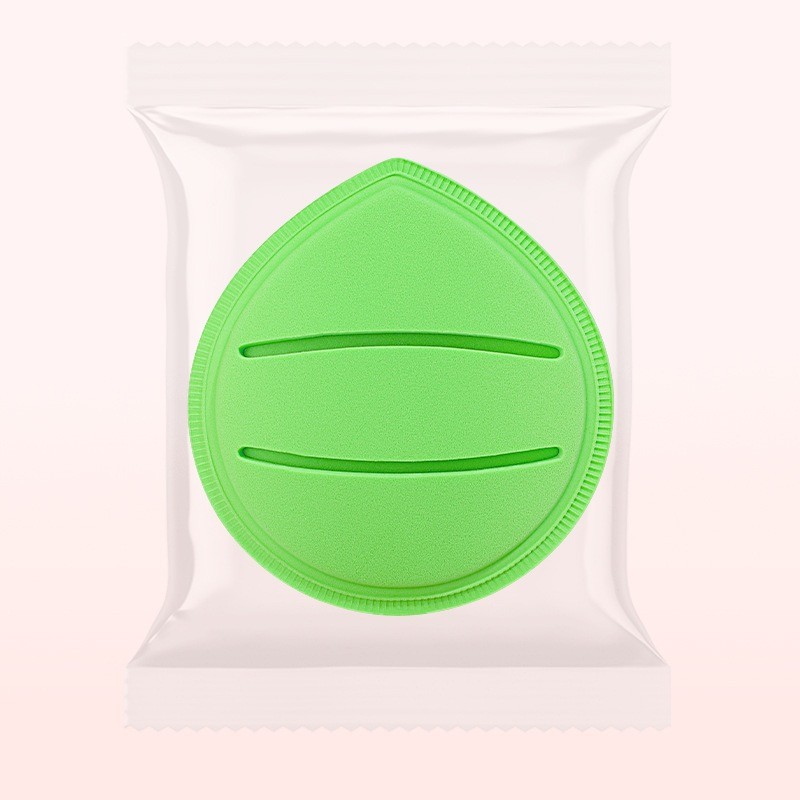 Makeup Sponge Manufacturer - Custom logo Eco Friendly Makeup Sponge Microfiber Flat Soft Private Label Makeup Blender Sponge