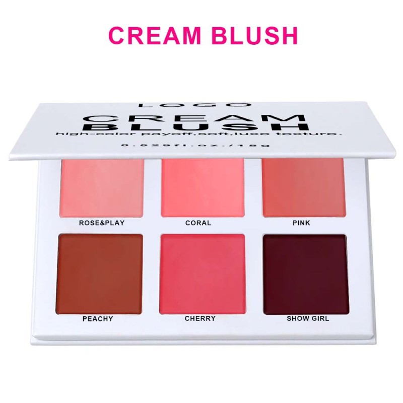 Blush Palette Factory - Custom Private Label Blush Palette Matte Bronzer Contour Blush Palette High Pigmented Makeup