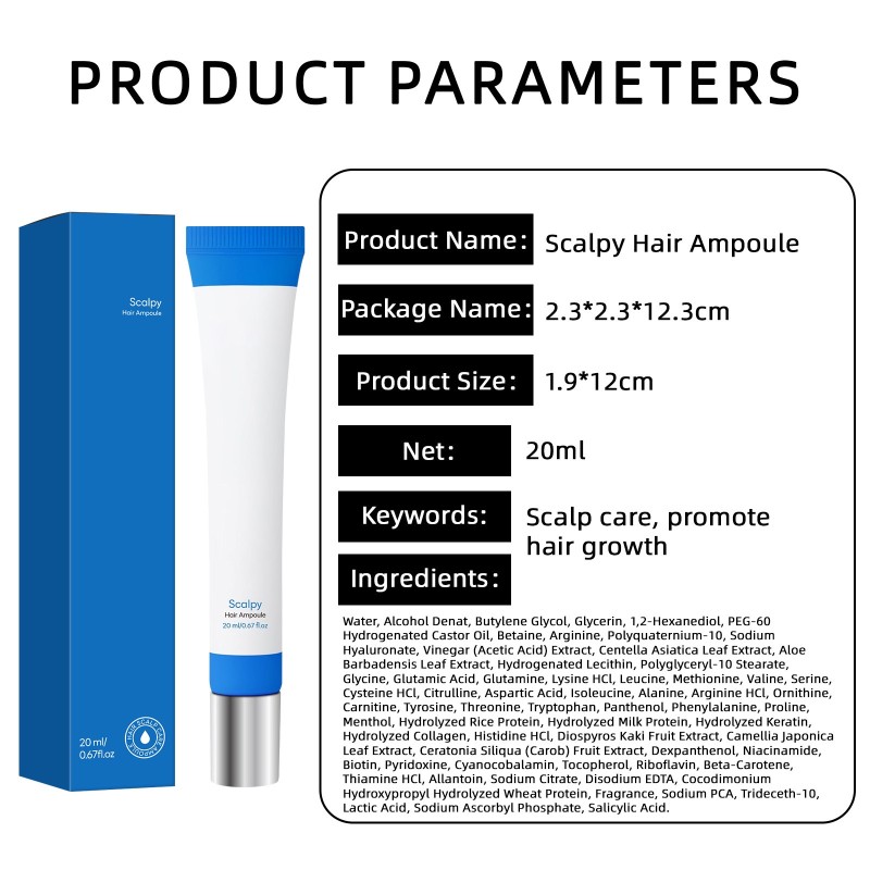 Hair Growth Oil Manufacturer - 25ML Private Label Hair Care Natural Anti Hair Loss Organic Strength Nourishing Growing