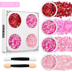 Christmas Eyeshadow Supplier - Christmas Eyeshadow Gel 10 Colors Eye Makeup Custom logo