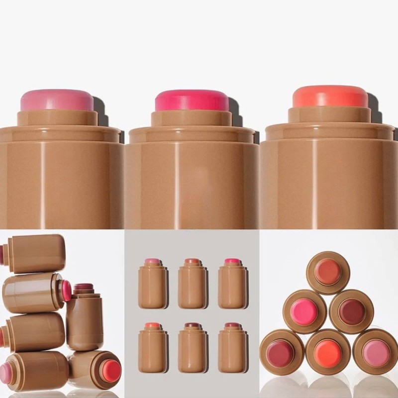 Blush Stick Supplier - 6 Colors Multi Stick Hydrating Formula All Day Wear Luxuriously 2 in 1 Lip and Cheek Tint Blush