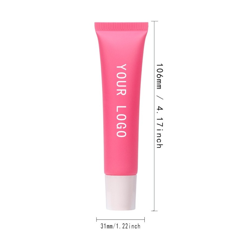 Lip Oil Supplier - Low MOQ Organic Vegan Makeup Flavoring Oil Private Label Long-wear Moisturizing Pink Peach Watermelon