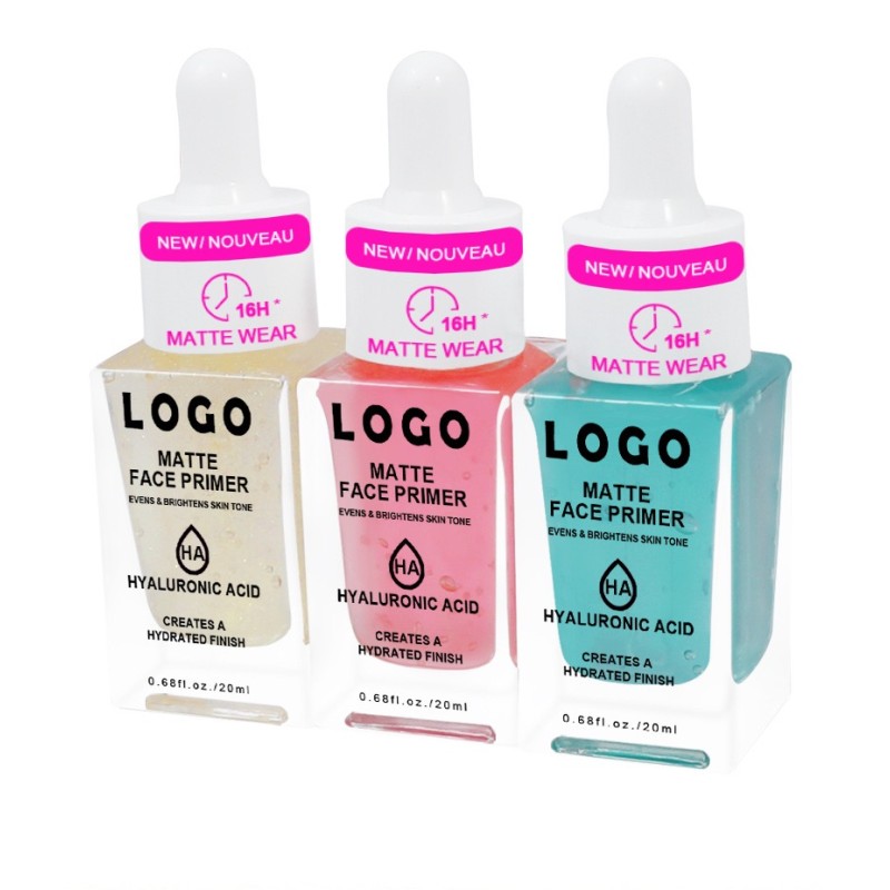 Face Primer Factory - Private Label Custom Logo 3 Colors Brightens Long Lasting Oil Control Beauty Soft Liquid