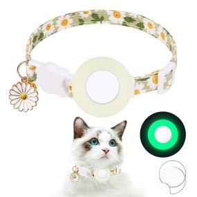 Glow in Dark Pet Collar Factory - Waterproof Airtag Holder for Cats