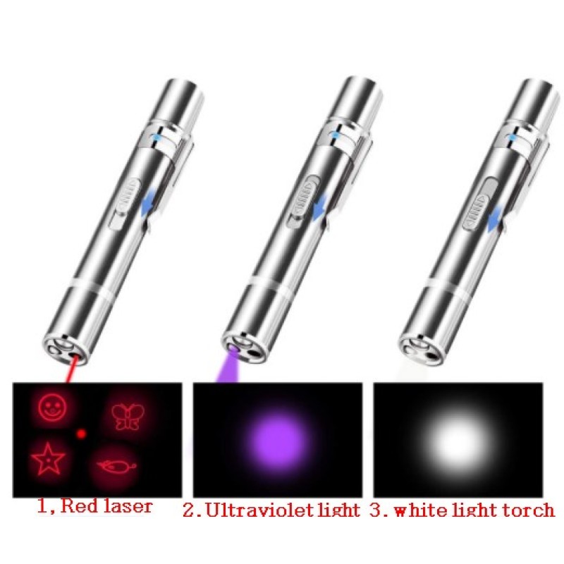 Laser Cat Toy Factory - 3 in 1 USB Interactive Toy