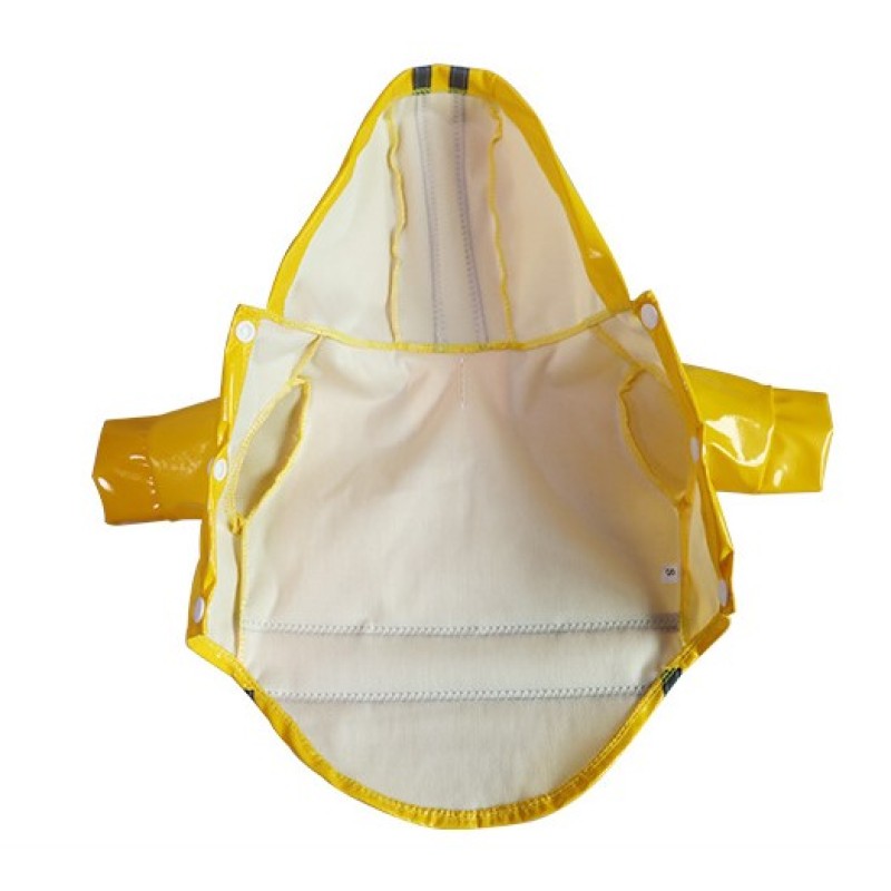 PU Leather Pet Raincoat Supplier - Reflective Waterproof Hoodie