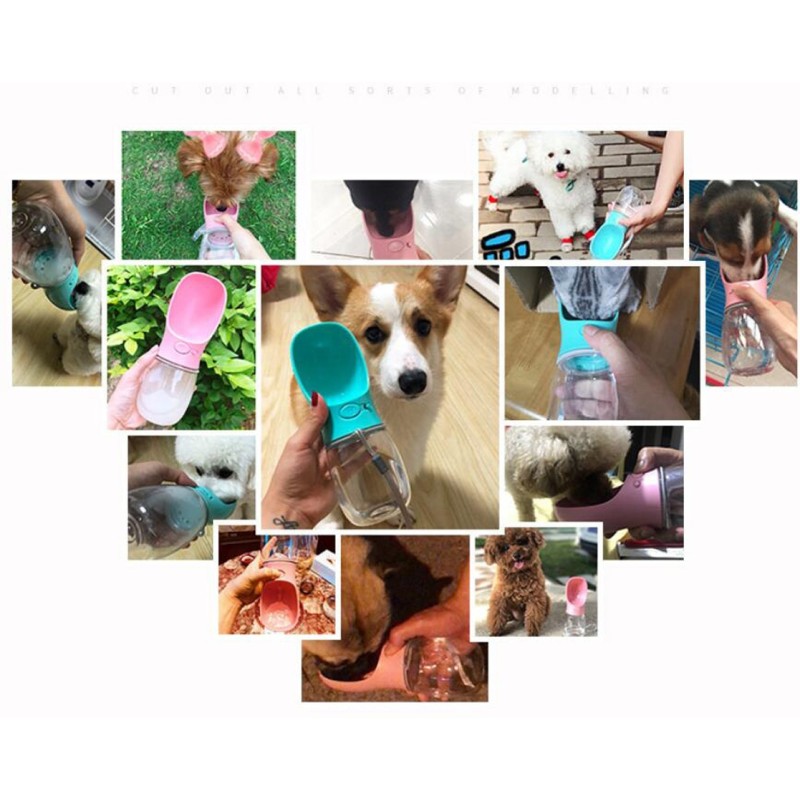 Pet Travel Water Bottle Manufacturer - 350ml Portable Feeding Bottle