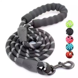 Braid Dog Leash Supplier - Round Nylon Rope Training Lead