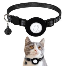 Reflective Pet Collar Supplier - Cute Paw Pattern with GPS Holder