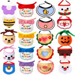 Pet Saliva Towel Factory - Korean Style Dog Cat Neck Cloth