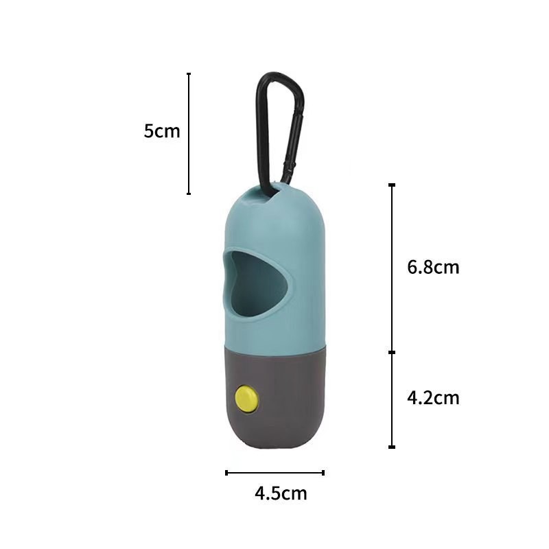 2 in 1 Pet Poop Bag Dispenser Manufacturer - with Flashlight for Night Walking